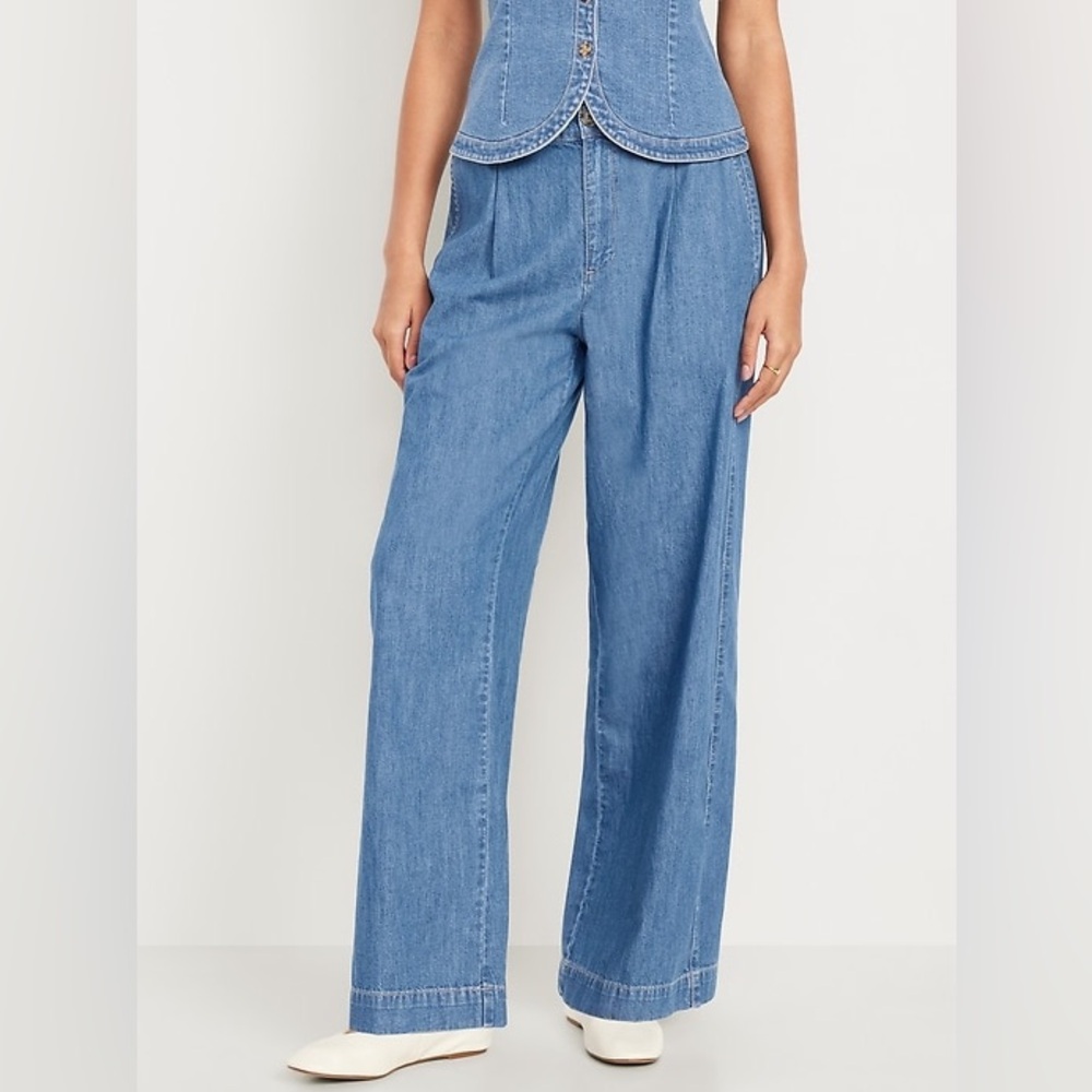 Old Navy Light Blue Flare Jeans